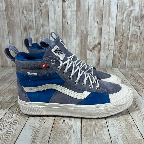 VANS Sk8‎ Hi MTE 2.0 DX Mens 8, Womens 9.5 Blue Gray Marshmallow White4P3I2UQ - Picture 1 of 8